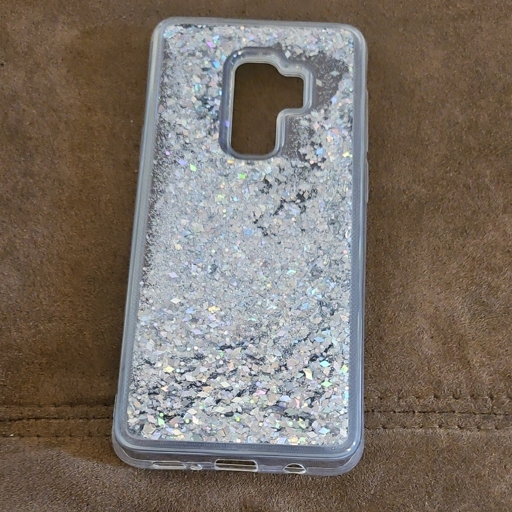 Samsung Silver Glitter Phone Case